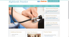 Desktop Screenshot of highlandspractice.com